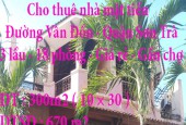Cho thuê nhà mặt tiền Đường Vân Đồn, Quận Sơn Trà, 300m2, 3 lầu , 18 phòng, Giá rẻ, Gần chợ