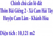 Chính chủ cần lô đất ở Thôn Bãi Giếng 2 - Xã Cam Hải Tây - Huyện Cam Lâm - Tỉnh Khánh Hòa
