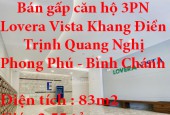 Do chuyển công việc nên cần bán gấp căn hộ 3PN Lovera Vista Khang Điền (Số căn A - 13.08)