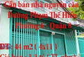 Cần bán nhà nguyên căn Quận 8, Tp Hồ Chí Minh