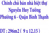 Chính chủ bán nhà biệt thự Nguyễn Huy Tưởng -14/1 – Phường 6 - Quận Bình Thạnh – TPHCM