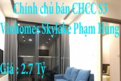Chính chủ bán căn hộ chung cư S3 Vinhomes Skylake Phạm Hùng