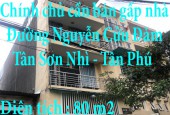 Chính chủ cần bán gấp nhà Quận Tân Phú, Tp Hồ Chí Minh