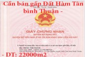 Cần bán gấp Đất Hàm Tân , bình Thuận