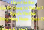 Chính Chủ  Cần Bán Căn Hộ Chung Cư Thái An 3 , Phường Đông Hưng Thuận , Quận 12 ,TP Hồ Chí Minh
