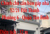 Chính chủ cần bán gấp nhà Phường 6 , Quận Tân Bình  ,TP Hồ Chí Minh