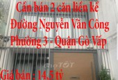 Cần bán 2 căn liền kề ở Đường Nguyễn Văn Công, Phường 3, Quận Gò Vấp, Tp Hồ Chí Minh