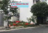 Cực đẹp 2 lô đất 100m2 (5x20m) MT 20m cặp sát chợ đầu mối Hóc Môn, SHR