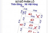 Bán đất Việt Hùng Đông Anh – 47.2m2 – Ô tô đỗ cửa