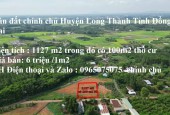 Bán đất chính chủ Huyện Long Thành Tỉnh Đồng Nai