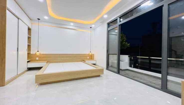 Bán nhà mới Huỳnh Tấn Phát – TT Nhà Bè, 55m2, 4 tầng, 6.8 tỷ, tặng nội thất.
